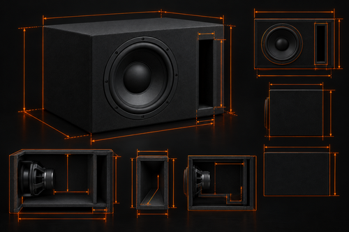 10 inch single sub slot ported enclosure design