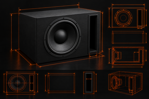 12 inch single sub slot ported enclosure design