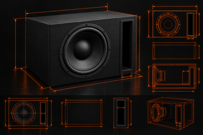 12 inch single sub slot ported enclosure design