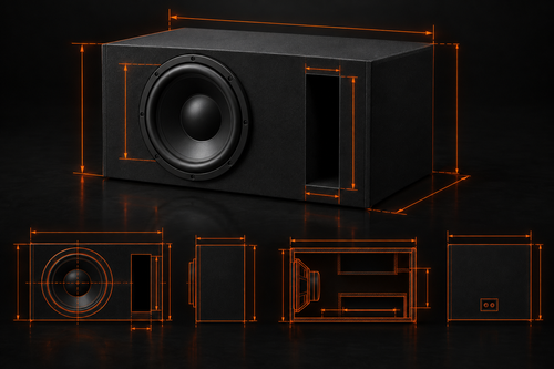 15 inch single sub slot ported enclosure design